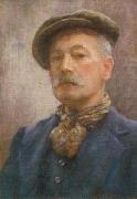 Henry Scott Tuke Self portrait oil on canvas